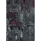 Gray Bedroom Carpet Modern Abstract Cement Pattern Area Rug Polyester Washable Non-Slip Rug