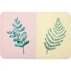 Casual Kids Rug in Pink and Yellow Botanical Cactus Aloe Pattern Rug Polyester Non-Slip Rug for the Children's Room