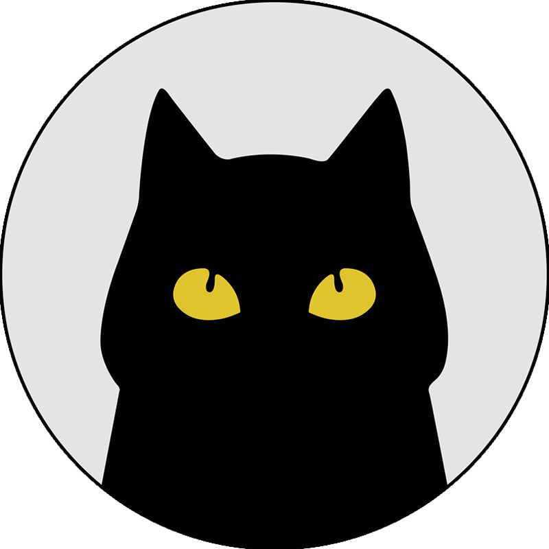 Gray Children's Room Rug Children Animal Cat Funny Facial Expression Pattern Area Rug Polyester Stain Resistant Rug