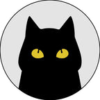 Gray Children's Room Rug Children Animal Cat Funny Facial Expression Pattern Area Rug Polyester Stain Resistant Rug