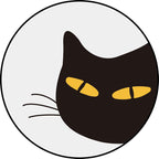 Gray Children's Room Rug Children Animal Cat Funny Facial Expression Pattern Area Rug Polyester Stain Resistant Rug