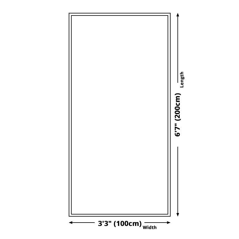 Irregular Bedroom Rug in Green and Pink Modern Color Block Arch Pattern Area Rug Polyester Washable Carpet