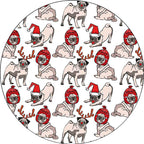 Children's room carpet in brown and pink animal dog cat print carpet polyester non-slip back carpet