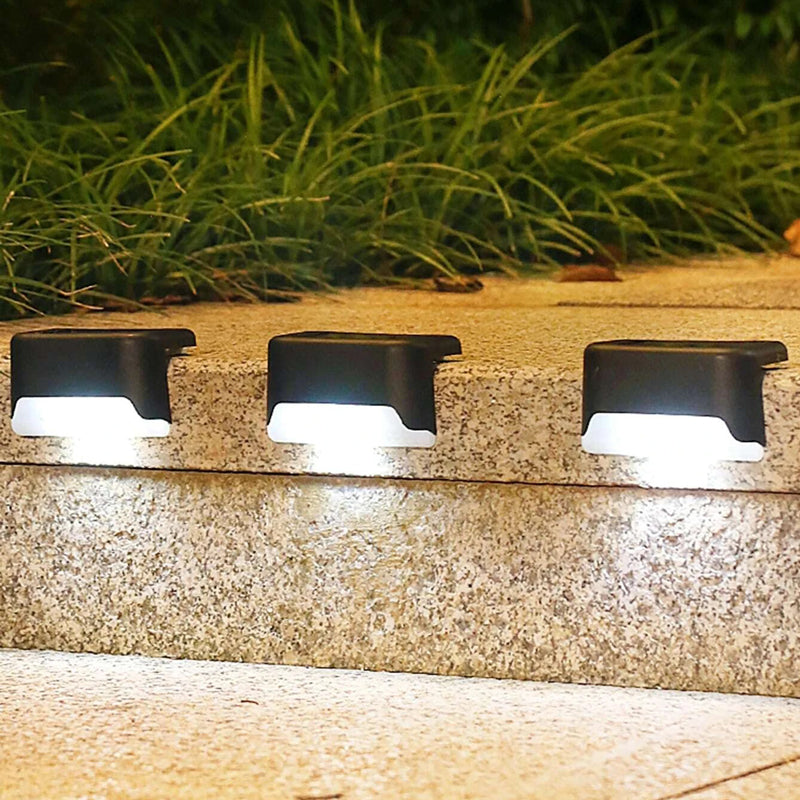 Waterproof Stair Solar Lights for Outdoors (4 pieces)