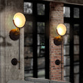 Torch Wall Lamp Modern 1 Head Wall Lighting with Clear Glass Panel for Living Room