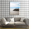 Textured Landscape Art Print Tropical Canvas Wall Decoration for Living Room
