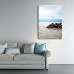 Textured Landscape Art Print Tropical Canvas Wall Decoration for Living Room