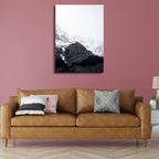 Textured Landscape Art Print Tropical Canvas Wall Decoration for Living Room