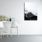 Textured Landscape Art Print Tropical Canvas Wall Decoration for Living Room