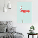 Tropical for Teenagers Canvas Art Animal Bright Color Wall Art Prints, Multiple Size Options