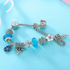 Charm Bracelet Floral Elegant Gift
