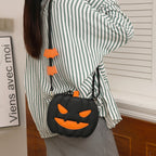 Halloween Messenger Bag – Minimalistic Shoulder Bag in Solid Colors