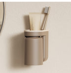 DuoClean 2-in-1 Wall Mount for Toothbrush and Cup – Clever Storage Without Drilling