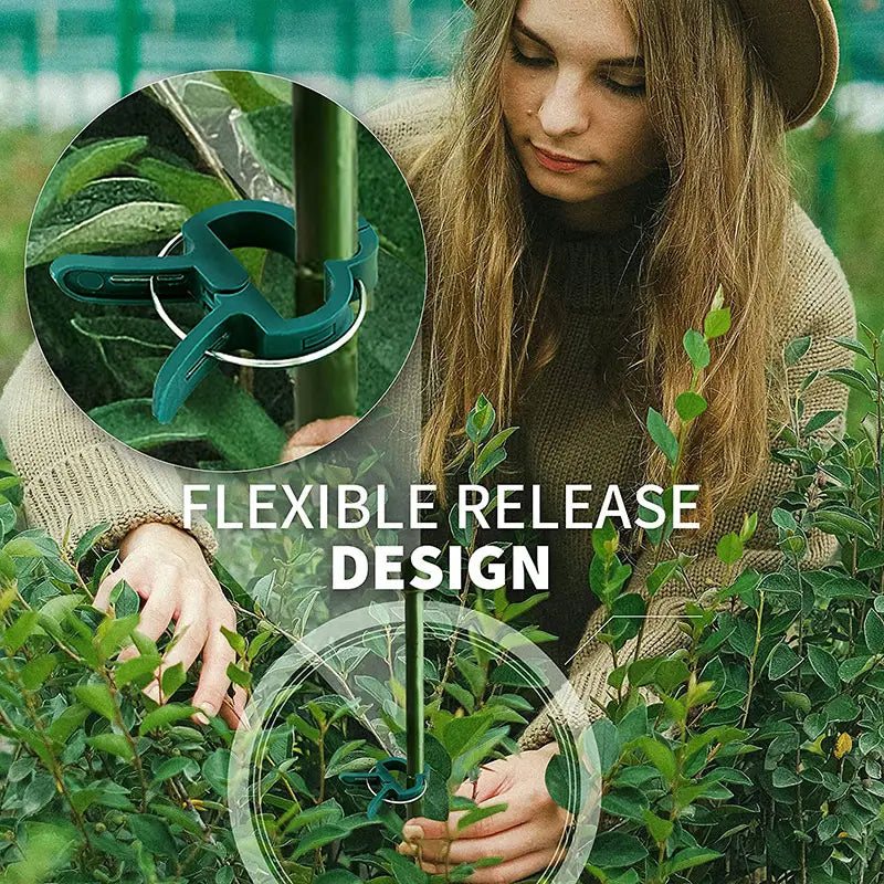 Garden clip set – plant loops for plant supports and garden care