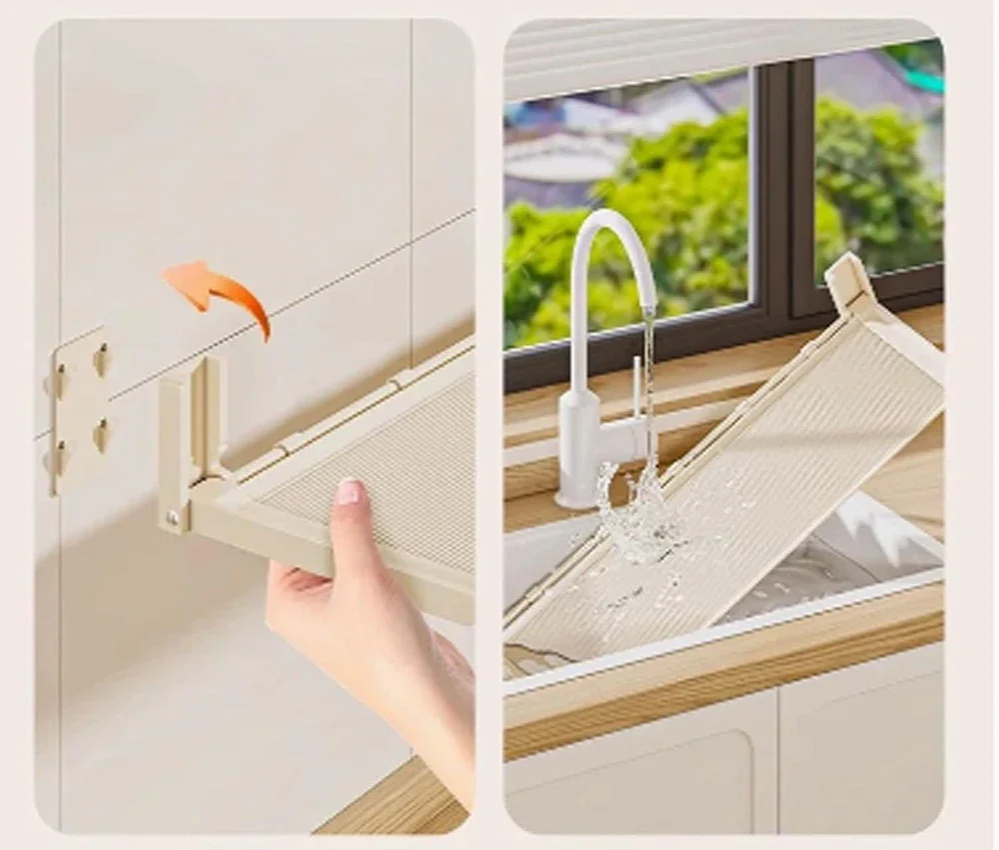FlexiRack – Collapsible Spice Rack with Hooks