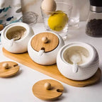 Harmony of taste and design – ceramic containers with bamboo lids