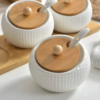Harmony of taste and design – ceramic containers with bamboo lids
