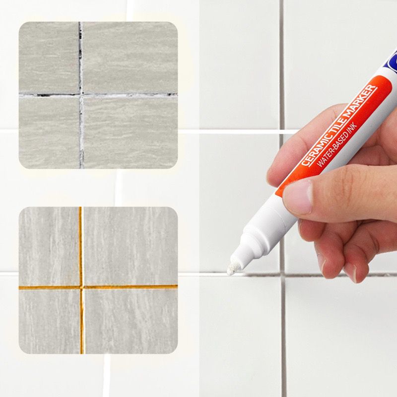 Pousbo Anti-Mosquito and waterproof grout pen for ceramic tiles
