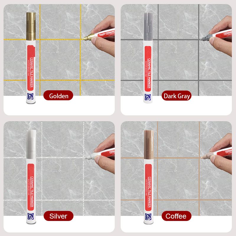 Pousbo Anti-Mosquito and waterproof grout pen for ceramic tiles