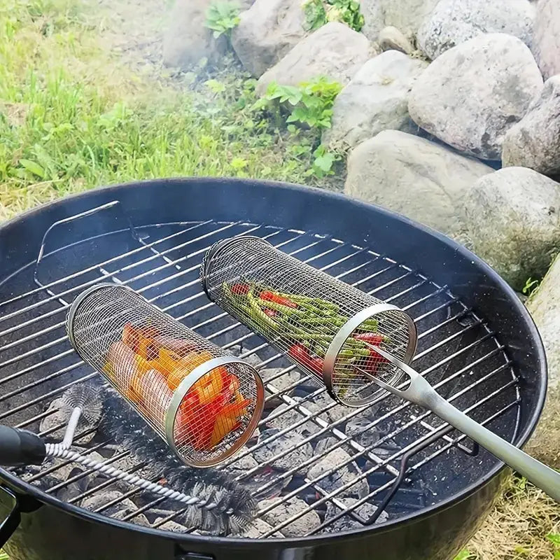 GrillMaster DuoLock Grill basket made of stainless steel