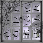 Wall Stickers 3D Halloween Bat Decorations Set