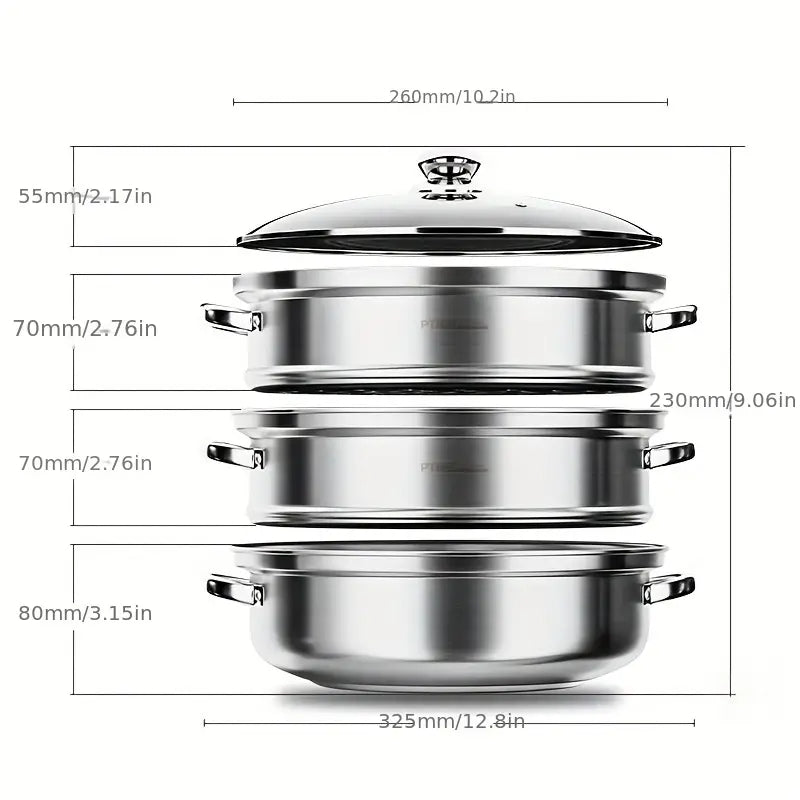 3-Layer Food Steamer - NutriSteam