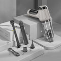Powerful cordless vacuum cleaner for the car