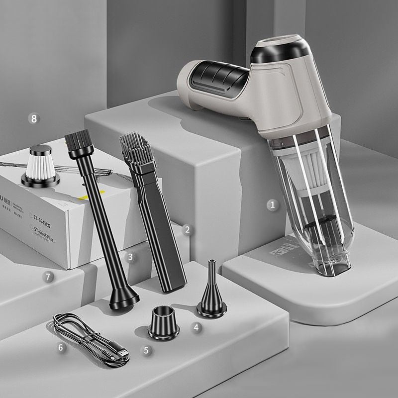 Powerful, battery-operated car vacuum cleaner