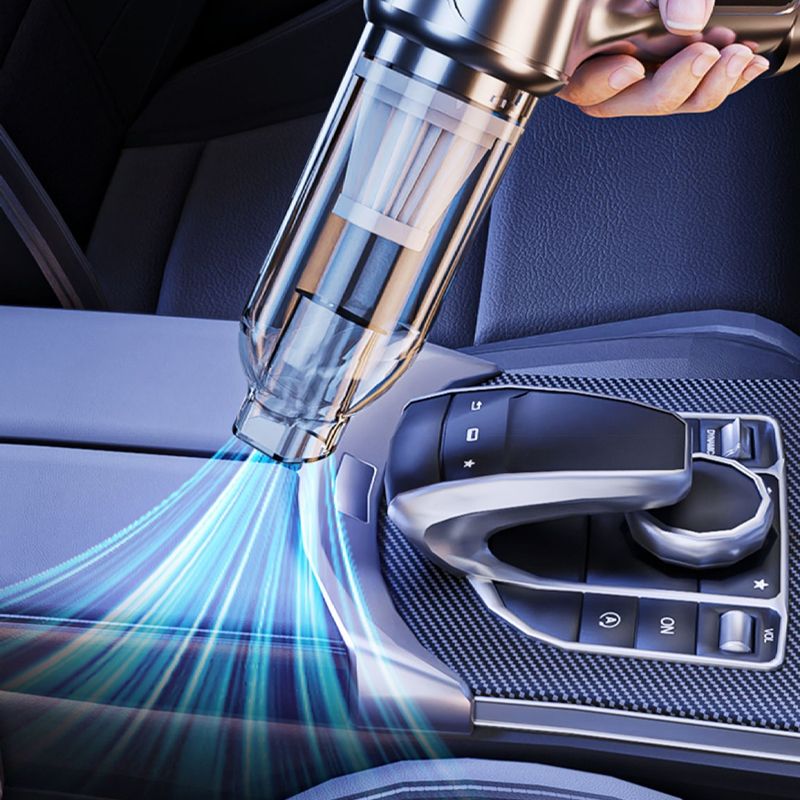 Powerful, battery-operated car vacuum cleaner
