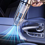 Powerful, battery-operated car vacuum cleaner