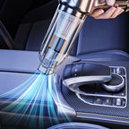 Powerful cordless vacuum cleaner for the car