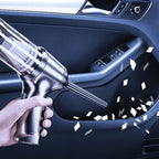 Powerful cordless vacuum cleaner for the car