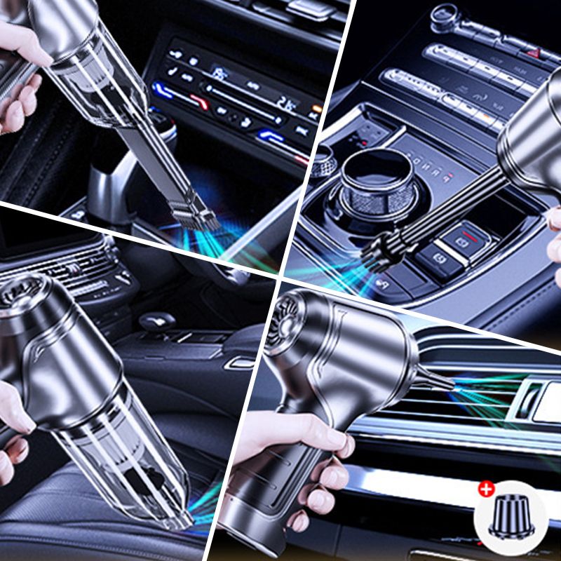Powerful, battery-operated car vacuum cleaner