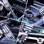 Powerful cordless vacuum cleaner for the car