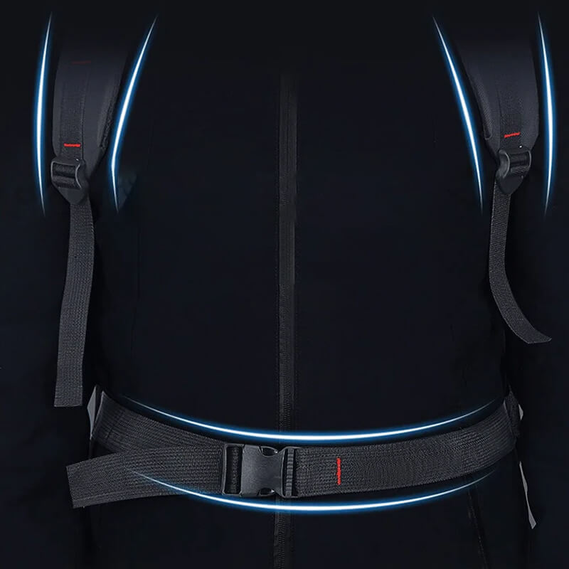 Expandable Oxford backpack with large capacity