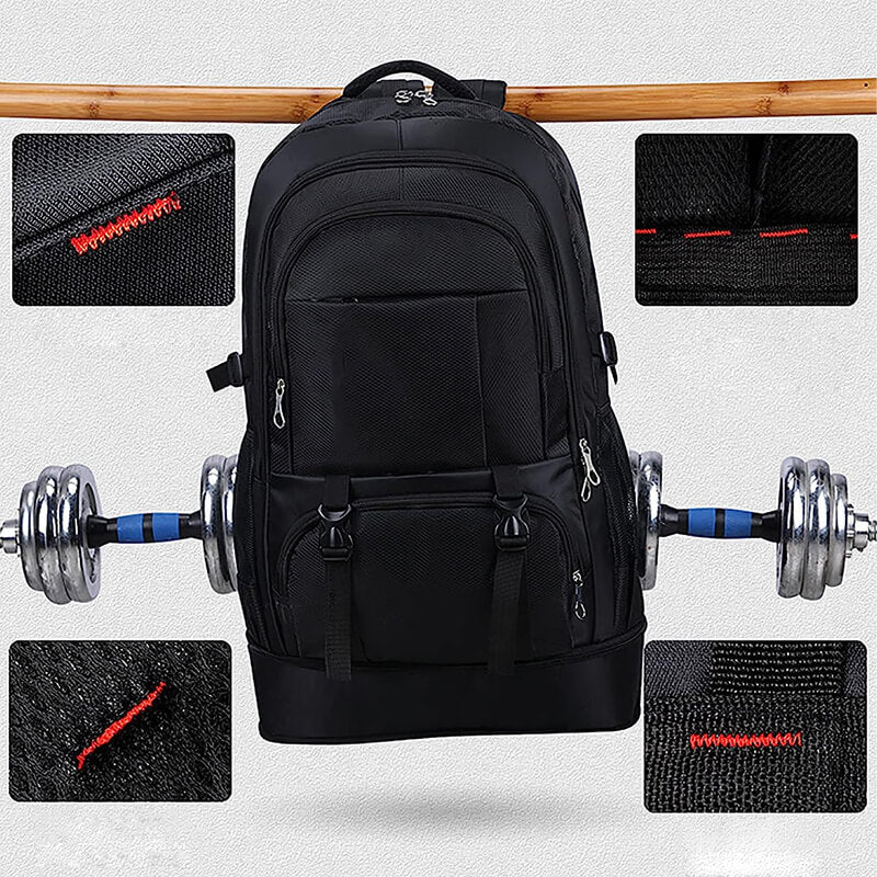 Expandable Oxford backpack with large capacity