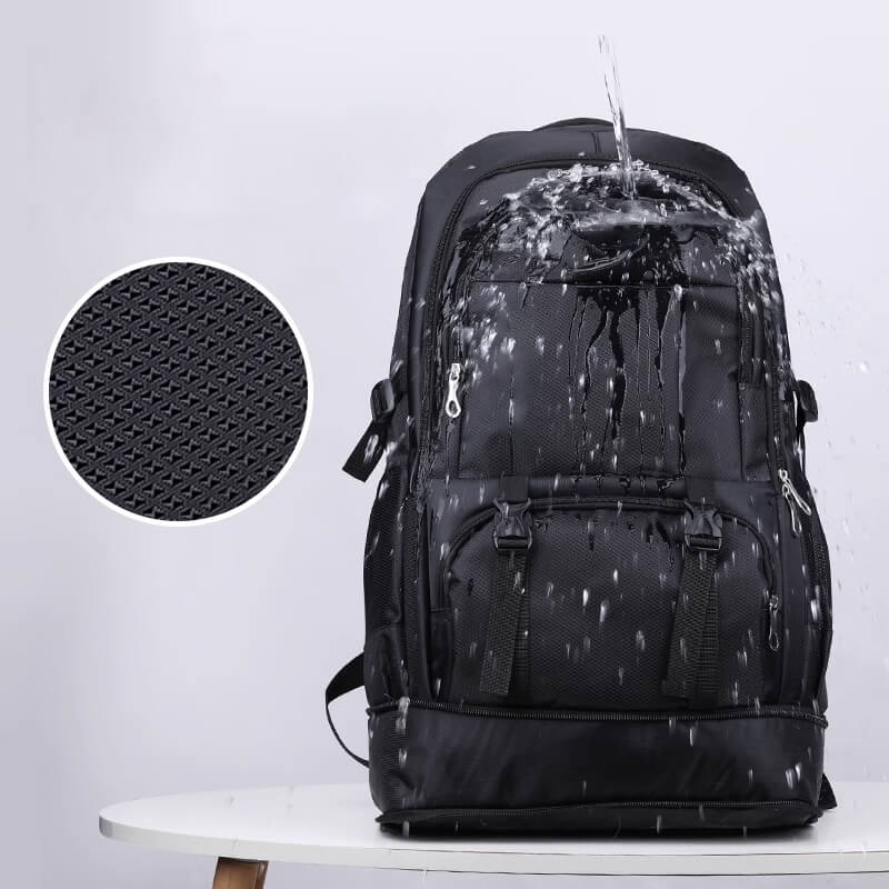 Expandable Oxford backpack with large capacity
