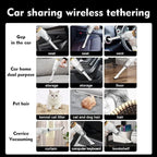Wireless handheld car vacuum cleaner