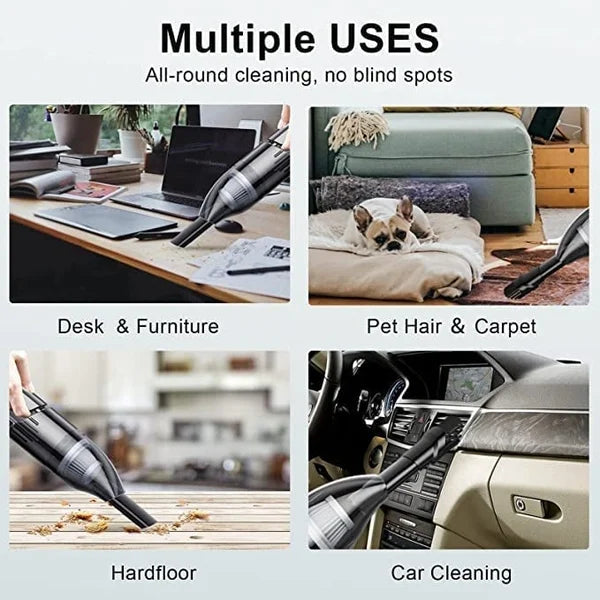 Wireless handheld car vacuum cleaner