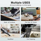 Wireless handheld car vacuum cleaner