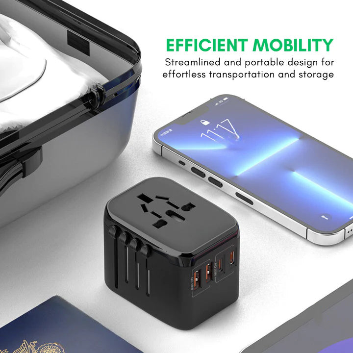 Universal 100V-220V Smart Travel Adapter Voltage Converter