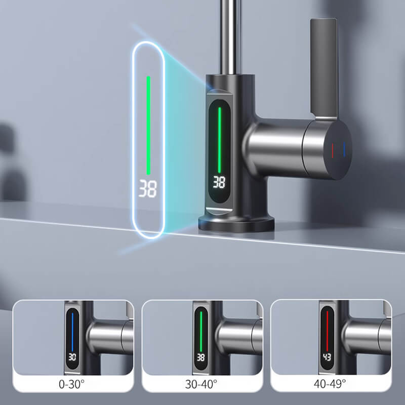 AquaElegance Digital Faucet Booster | Intelligent control with precise digital display for modern living