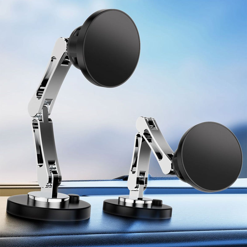 Magnetic wireless car charger and phone holder