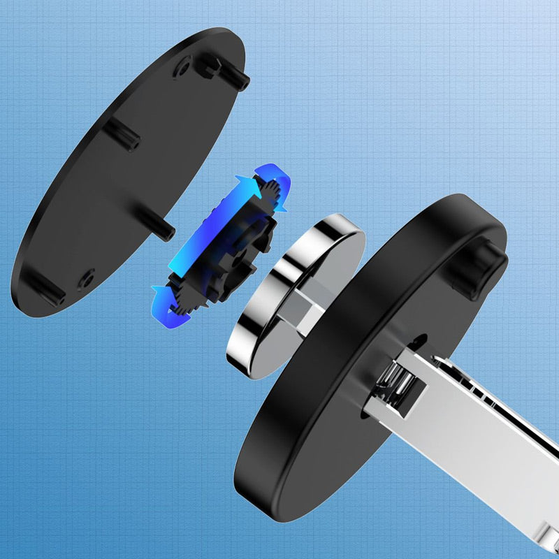 Magnetic wireless car charger and phone holder