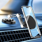 Magnetic wireless car charger and phone holder