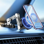 Magnetic wireless car charger and phone holder