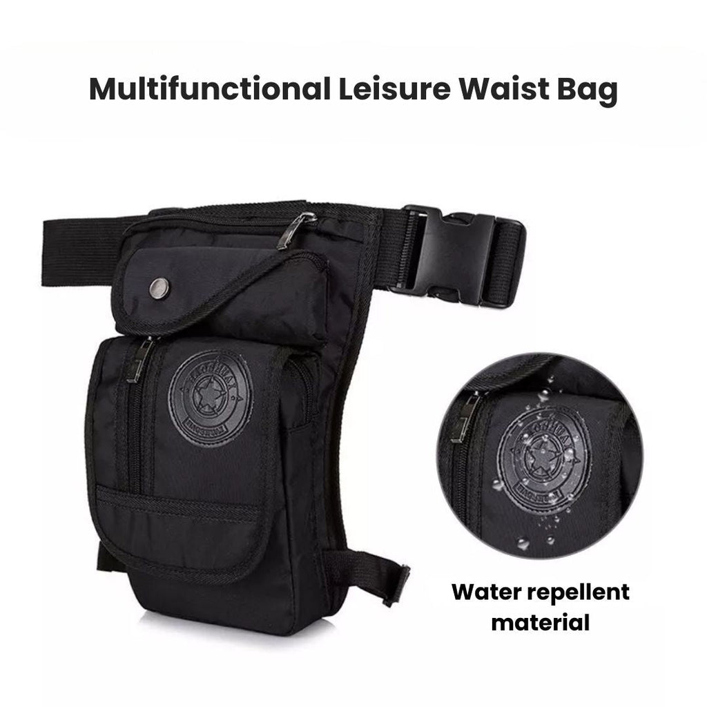 Outdoor Leg Bag – Waterproof Motorcycle Thigh & Hip Pouch for Travel & Adventure