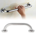 Stainless Steel 20cm Bathroom Shower Grip Bar & Towel Holder