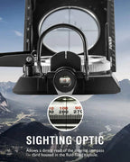 Multifunctional military navigation compass with inclinometer | Shockproof, waterproof compass for hiking, camping, and outdoor life