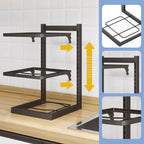 Kitchen shelves for multiple purposes